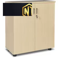 Tủ tài liệu thấp 2 cánh gỗ mở AT880D